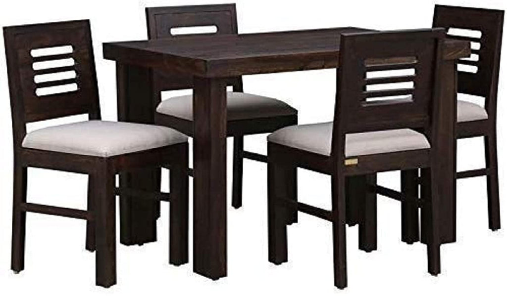 Solid Sheesham Wood 4 Seater Dining Table