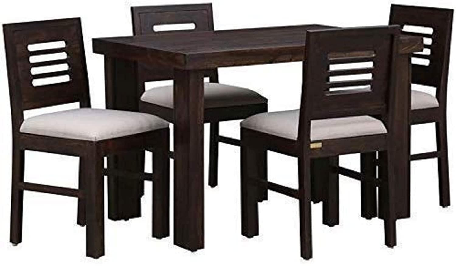 Solid Sheesham Wood 4 Seater Dining Table