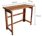 Solid Sheesham Wood Folding Study Table