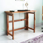 Solid Sheesham Wood Folding Study Table