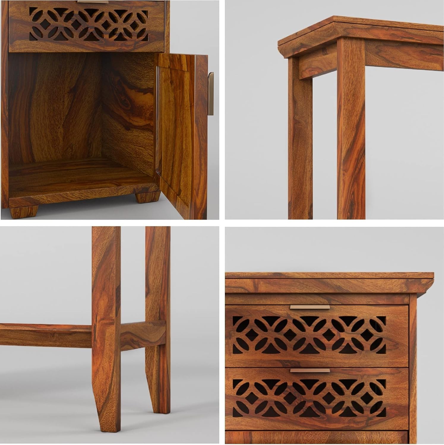 Study Table with 2 Drawers & 1 Door Cabinet