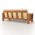 Premium Sheesham Wood Sofa Set (3+2+1 Seater)