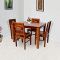 Elegant Sheesham Wood 4 Seater Dining Table