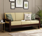 Premium Sheesham Wood Sofa Set (3+1+1 Seater) | Wooden Sofa