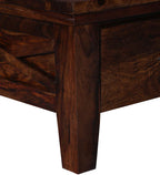 Sheesham Wood Coffee Table with Dual Drawers