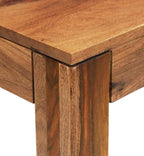 Solid Sheesham Wood Study Table with Drawer