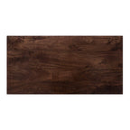 Solid Sheesham Wood Upholstered Stool | Wooden Ottoman