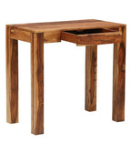 Solid Sheesham Wood Study Table with Drawer