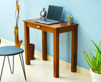 Solid Sheesham Wood Study Table with Drawer