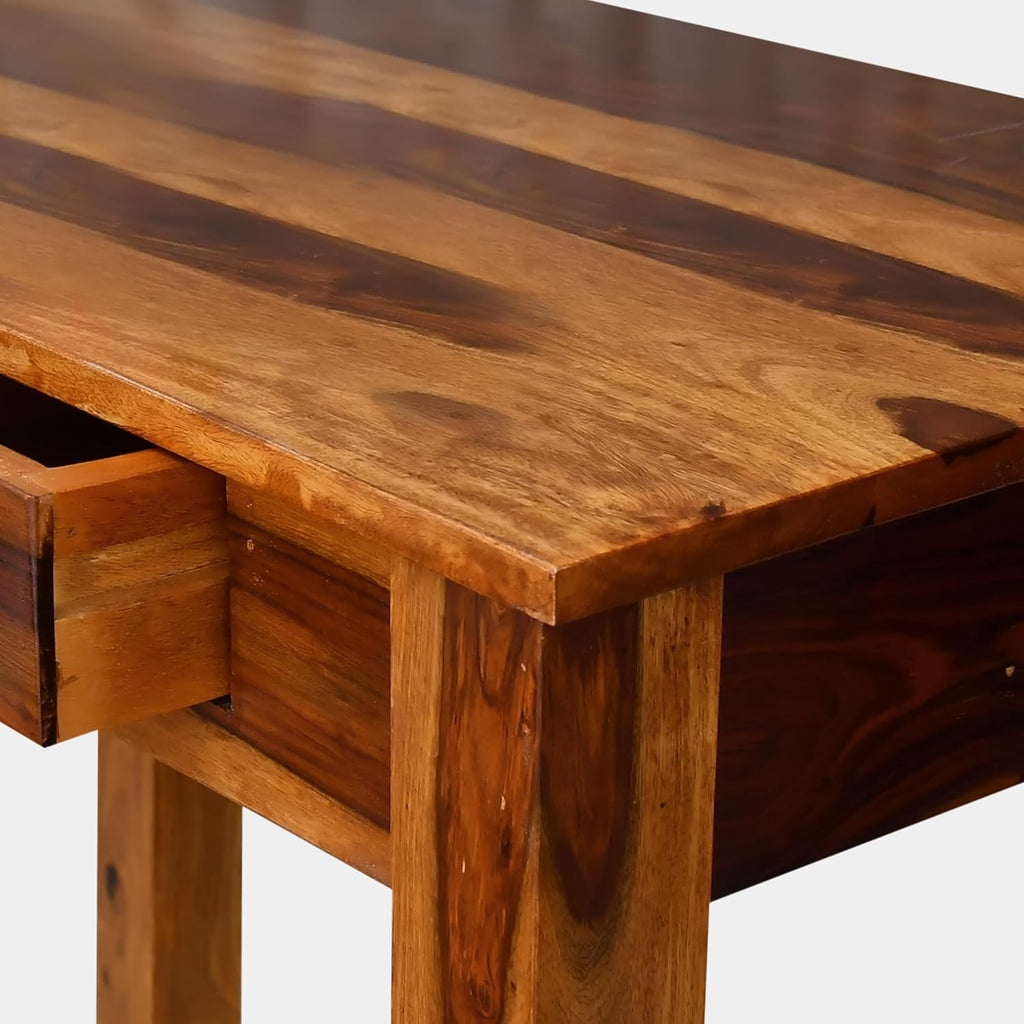 Modern Sheesham Study Table with Storage Drawers